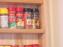 Spice Rack, Kitchen Shelf, Hickory Kitchen
