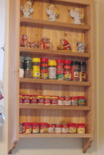 Spice Rack, Kitchen Shelf, Hickory Kitchen