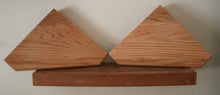 Corner Shelf, geometric design, pair.