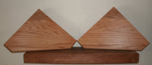 Corner Shelf, geometric design, pair.