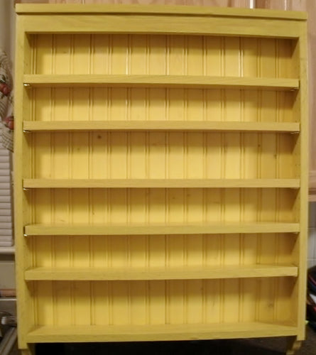 Spice Rack Custom Mustard Yellow