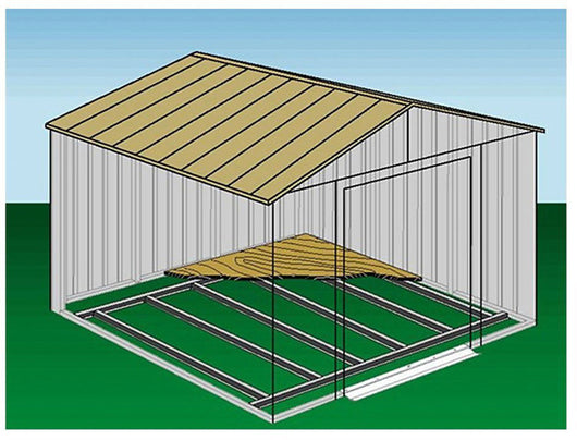 Arrow Shed FB1014-A Floor Frame Kit For 10X11, 10X12 