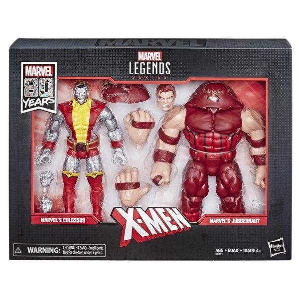 Marvel Comics 80th Anniversary Marvel Legends Juggernaut And Colossus Two Pack