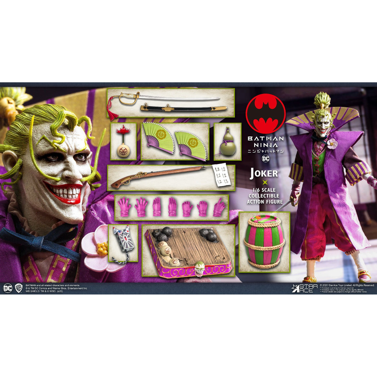 batman ninja joker figure