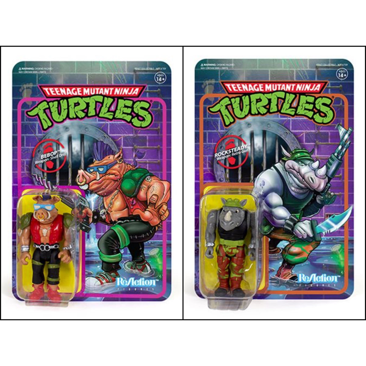 tmnt reaction figures