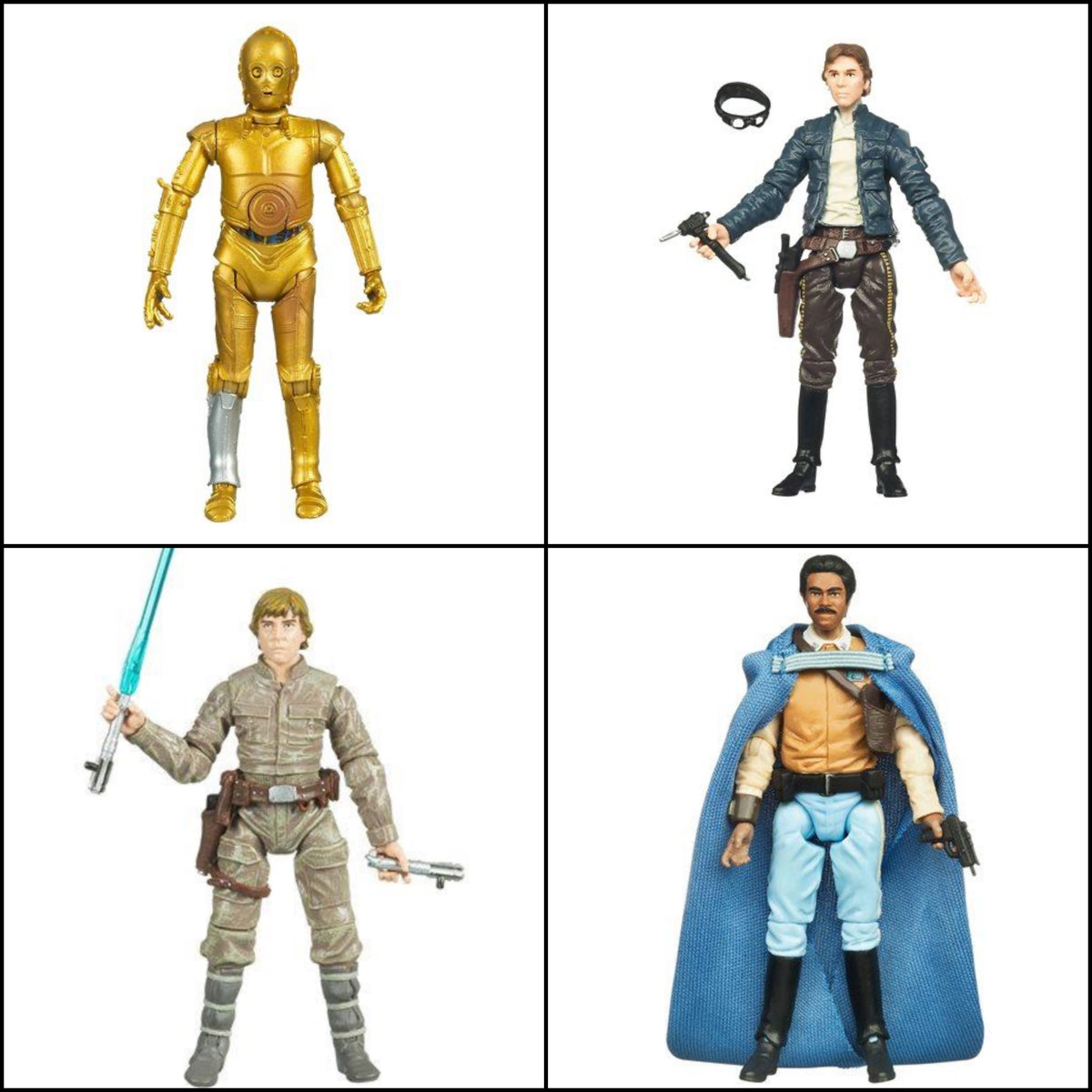 4 star wars figures