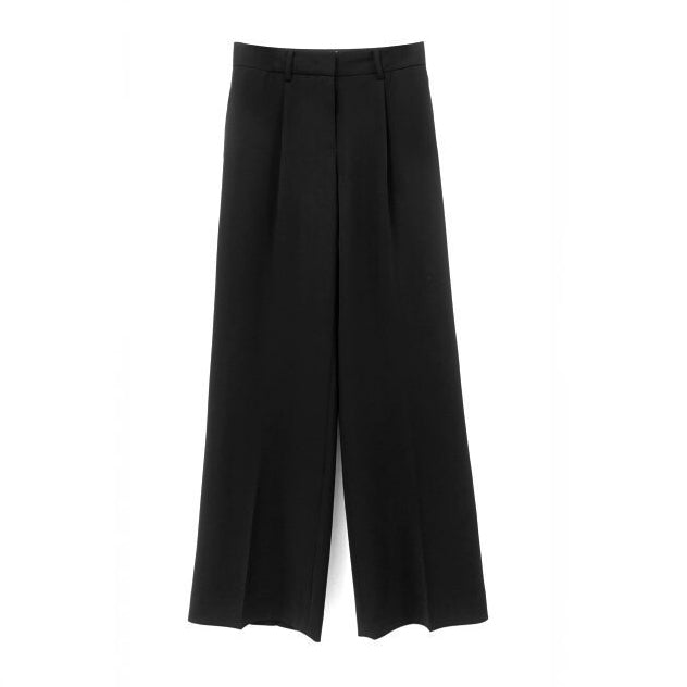 WIDE PINTUCK TROUSERS – MINUSEY