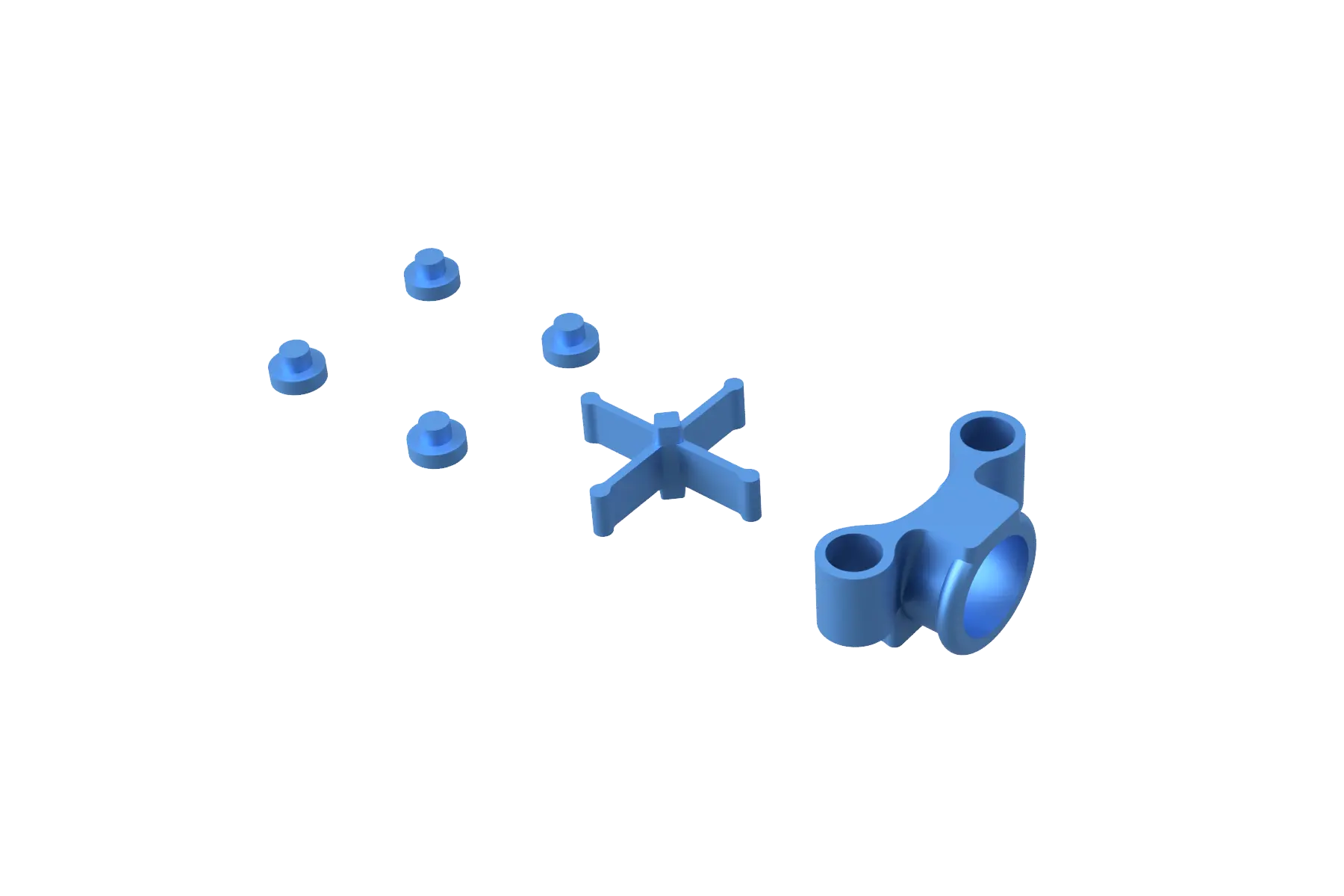 DinDrones OZR-5X - Misc TPU parts