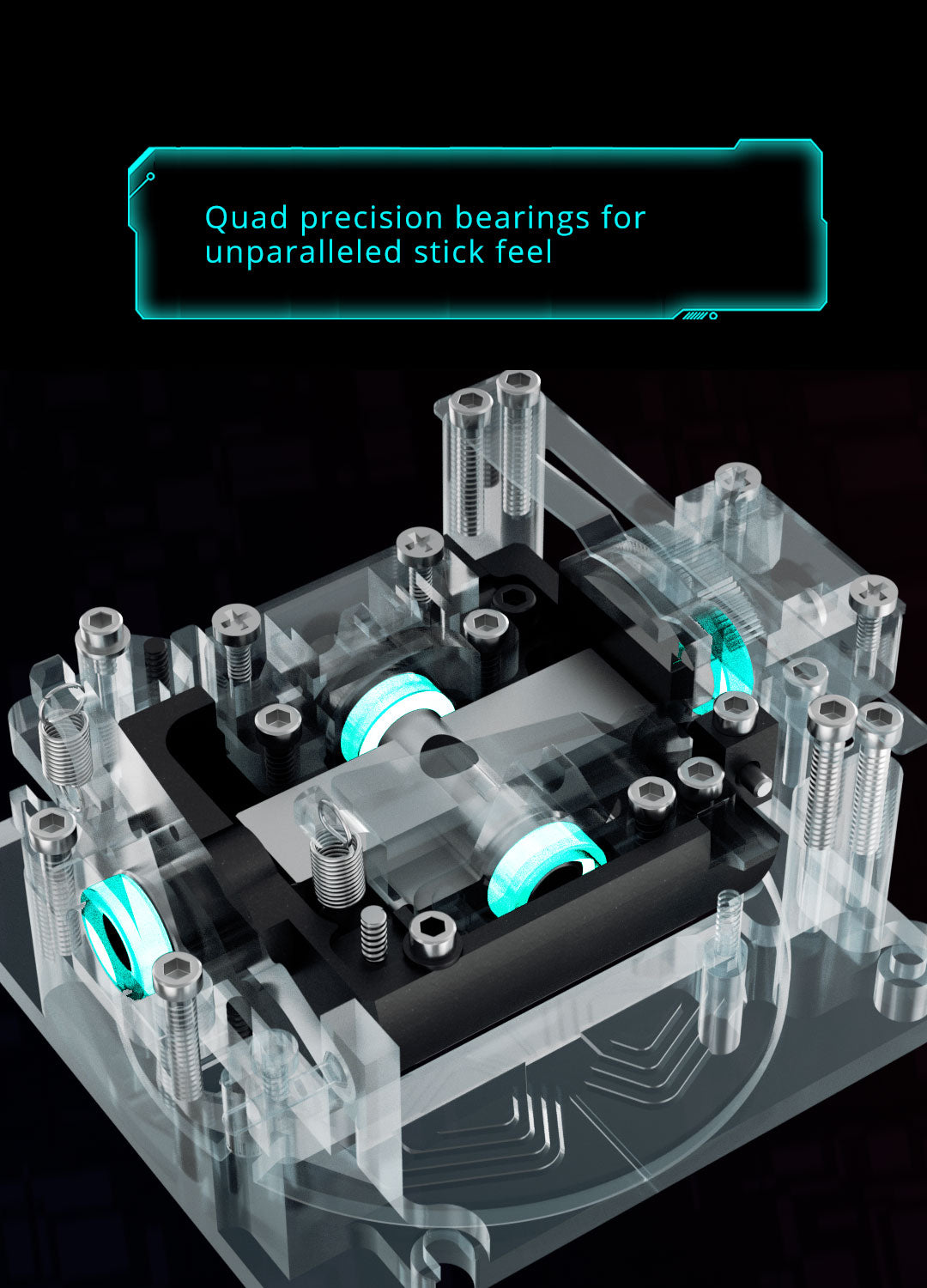 Radiomaster Full Metal CNC Hall Gimbal Set for TX16S Product Information