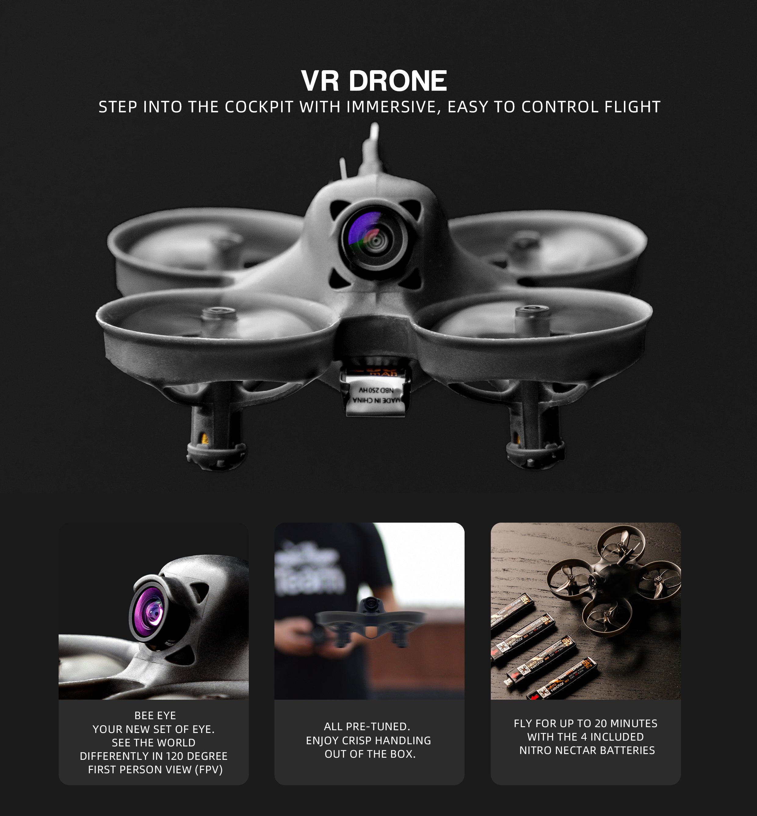 NewBeeDrone VRDrone RTF Bundle Kit