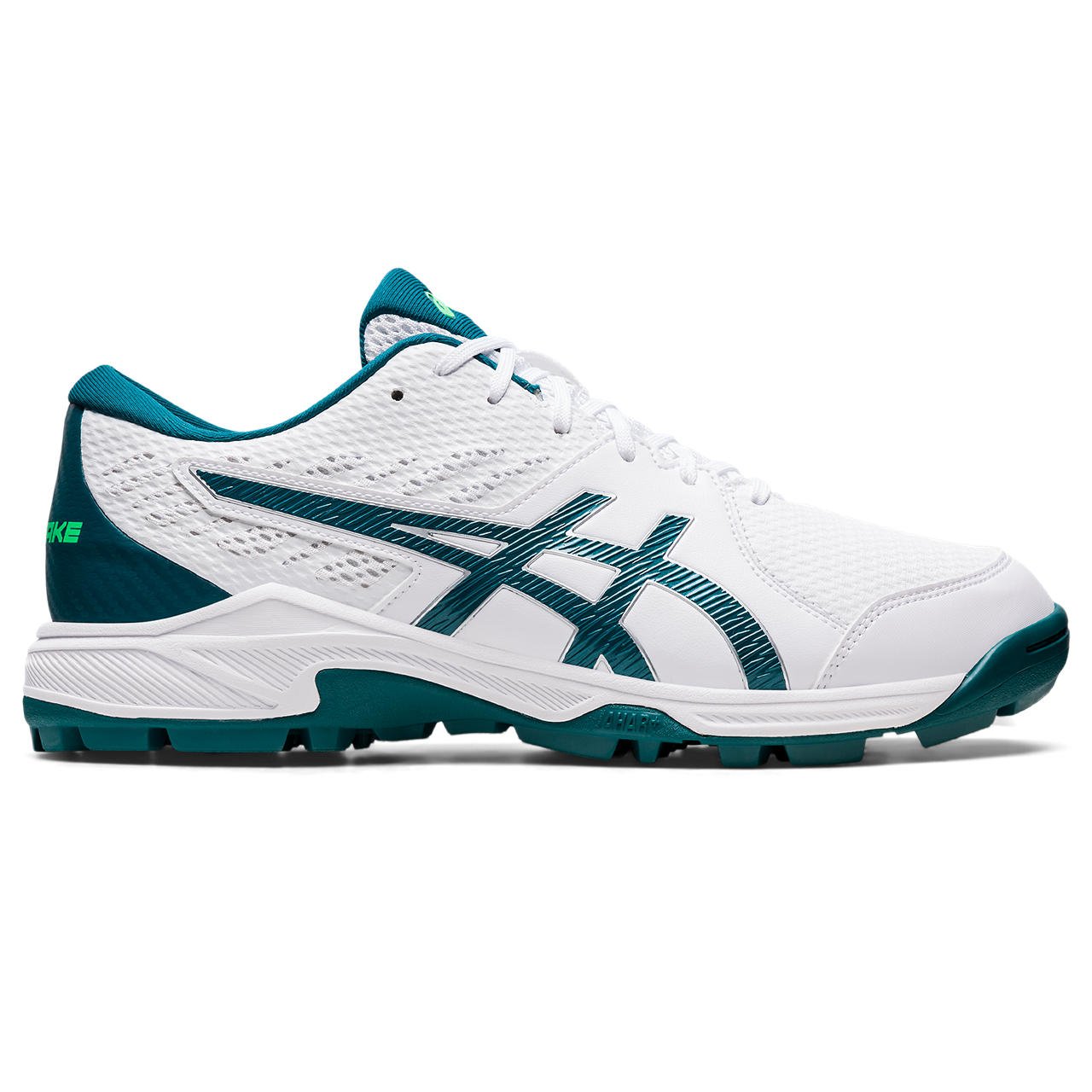 Asics Gel Peake 2 Cricket Rubbers White/Green