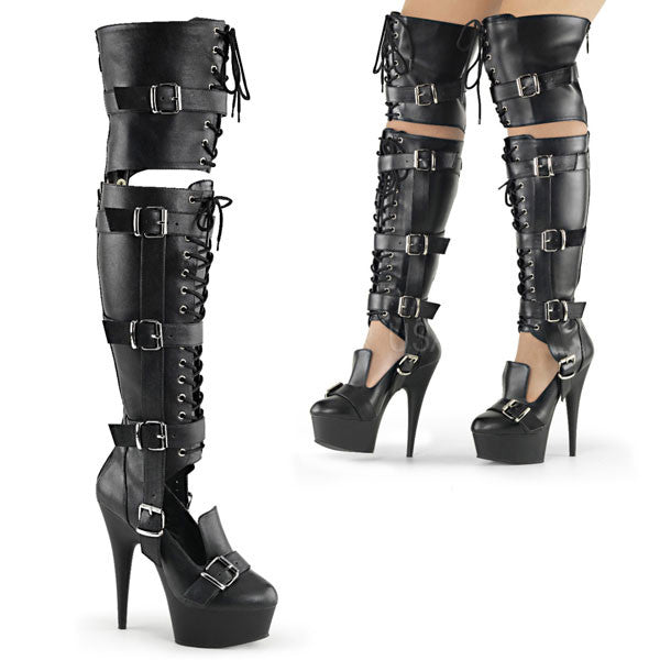 thigh high pleaser boots