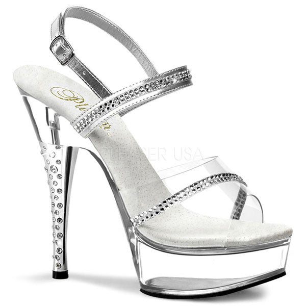 pleaser rhinestone heels