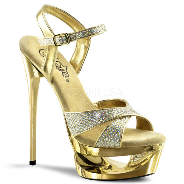 gold platform stiletto heels