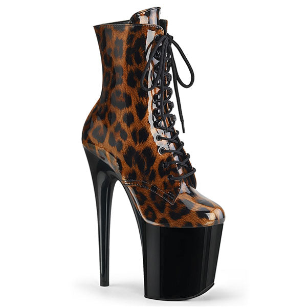 leopard print platform boots