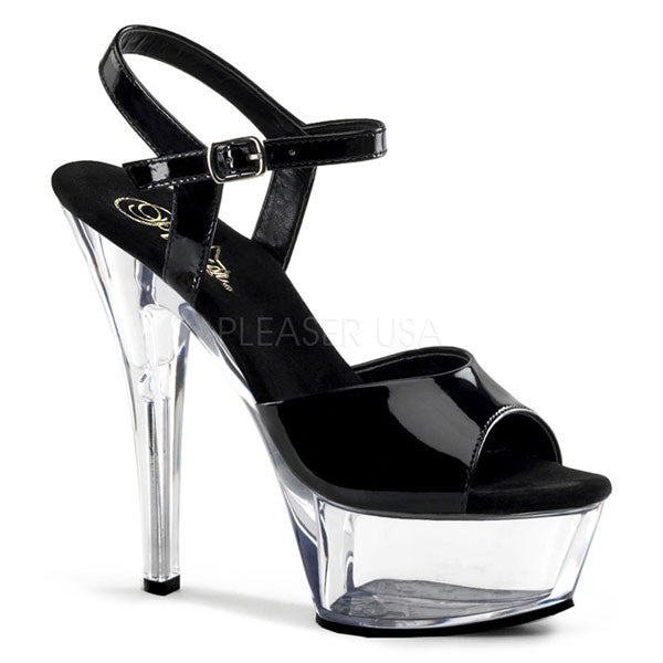 clear heel platform shoes