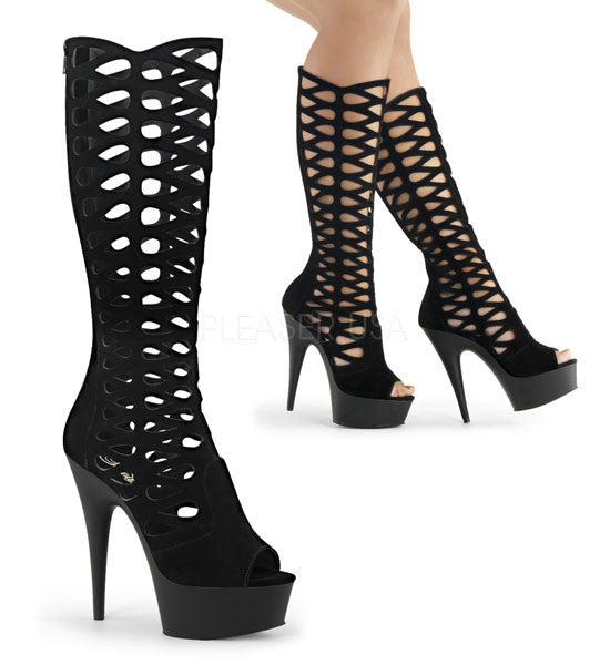 cut out platform boots