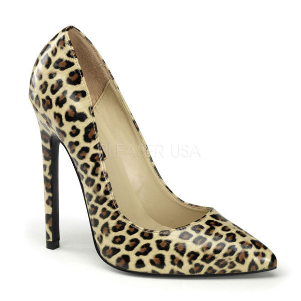 high heels animal print