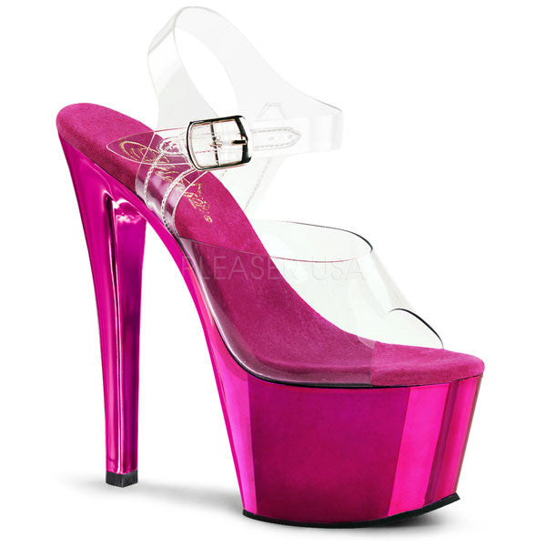 hot pink platform heels