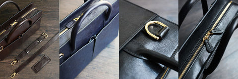 handmade leather bag