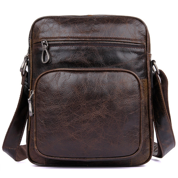 Top Grain Leather Messenger Bags Vintage Leather Bags For Men Corssbod ...