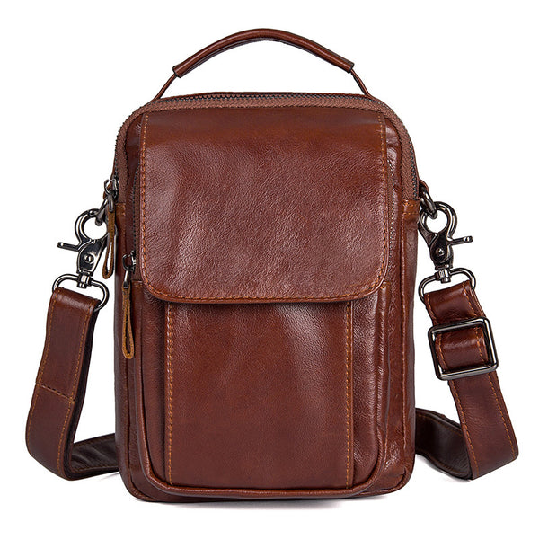 Mens Designer Messenger Bags Bike Messenger Bag Men Leather Bags Side – ROCKCOWLEATHERSTUDIO