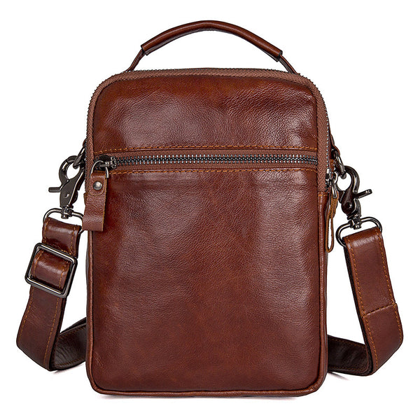 Mens Designer Messenger Bags Bike Messenger Bag Men Leather Bags Side – ROCKCOWLEATHERSTUDIO