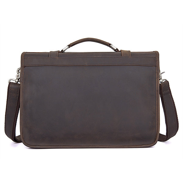 Mens Leather Crossbody Bag Leather Briefcase For Men Best Messenger Ba ...