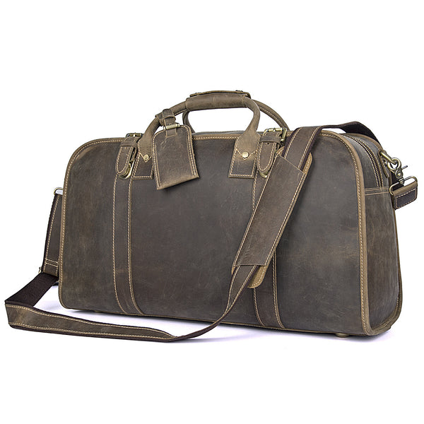 Cheap Designer Purses Mens Leather Travel Bag Business Travel Luggage – ROCKCOWLEATHERSTUDIO