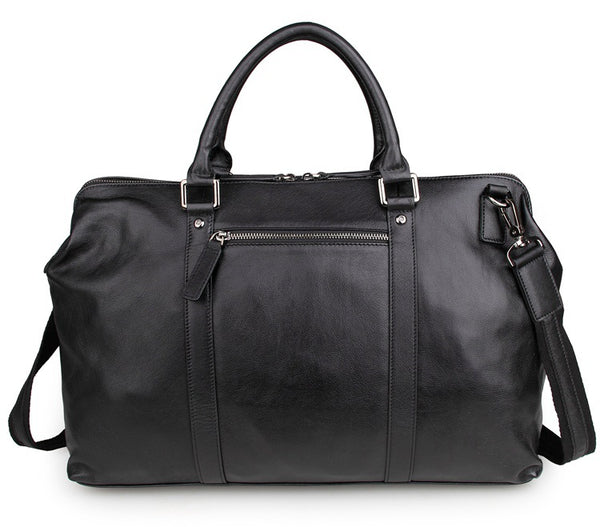 Full Grain Leather Travel Bag, Men's Duffle Bag, Overnight Bag ...