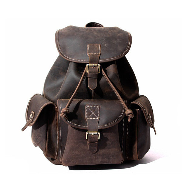 Handmade Designer Backpacks Men Leather Backpack Rucksack 8891L ...