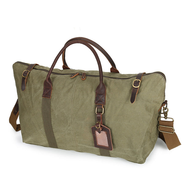 canvas travel duffle bag