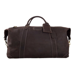 Handmade Full Grain Leather Duffle Bag, Mens Weekend Bag ...