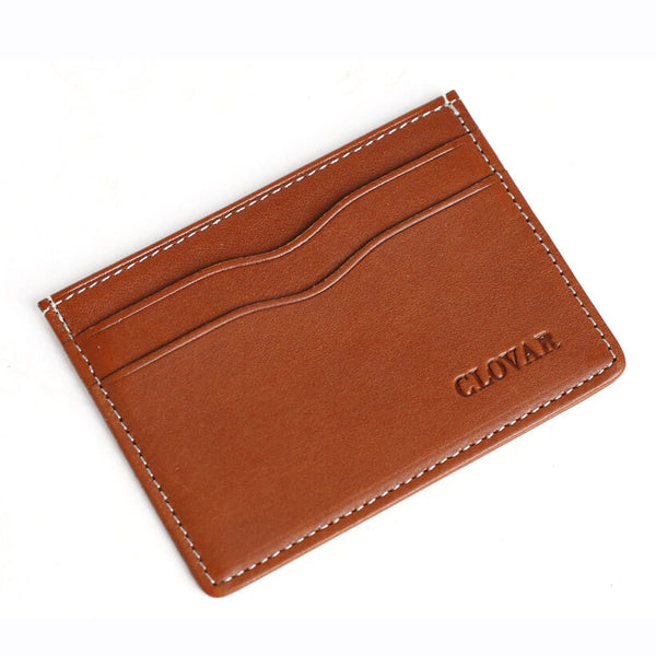 Full Grain Leather Card Holder, Multi-Card Wallet, Short Wallet DB09 – ROCKCOWLEATHERSTUDIO