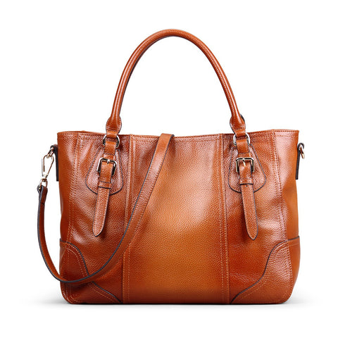 Handmade Full Grain Leather Women Tote Bag, Shopper Bag, Handbag A0050 ...