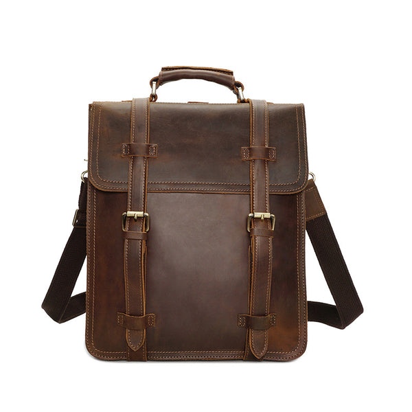 Vintage Full Grain Leather Backpack Purse, Designer Backpacks, Sling B ...