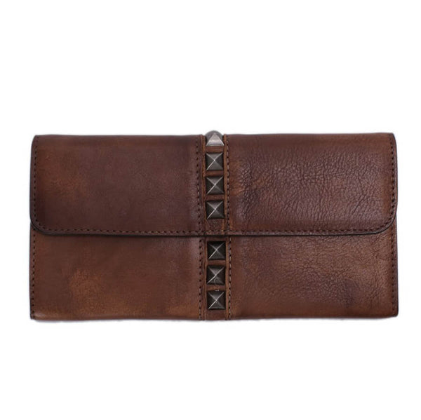 Vintage Style Full Grain Leather Wallet, Long Purse, Money Wallet 9057 – ROCKCOWLEATHERSTUDIO