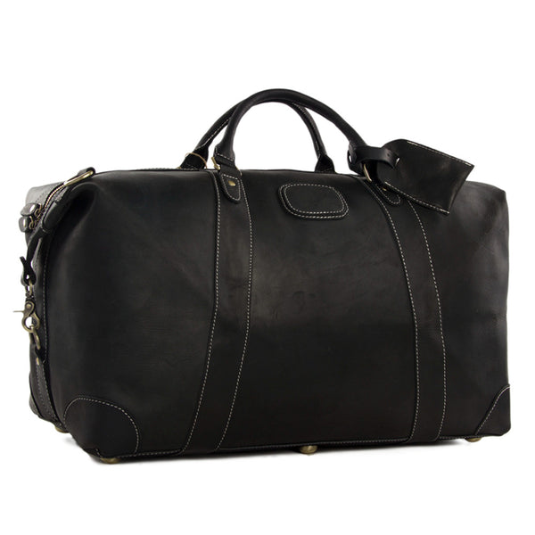 Handmade Full Grain Leather Duffle Bag, Mens Weekend Bag – ROCKCOWLEATHERSTUDIO