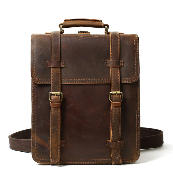 Vintage Small Leather Backpack Purse, Designer Backpacks, Sling Backpa – ROCKCOWLEATHERSTUDIO