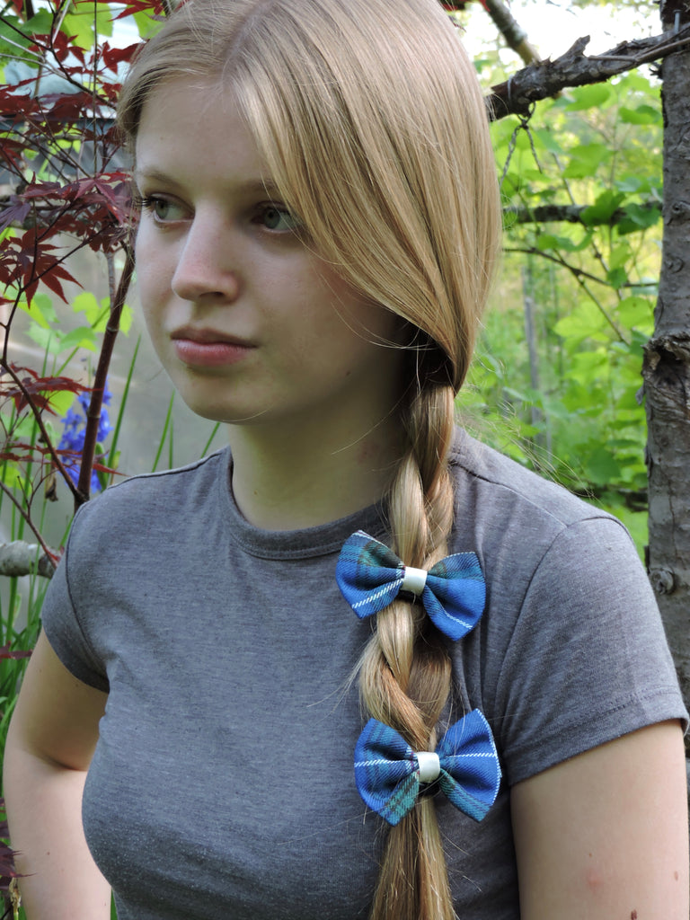 pigtail hair bows