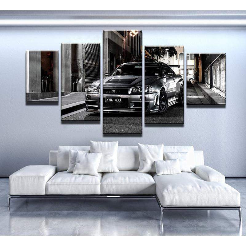 Nissan Skyline Gtr Canvas Art Mystikz Gaming