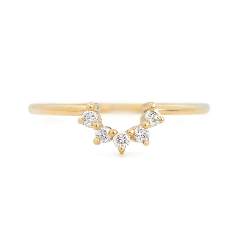 Pear Cut White Sapphire Wedding Ring Set