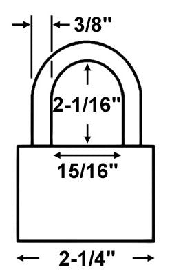 User manual Master Lock 1175 (English - 2 pages)