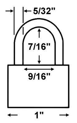 ABUS Padlock, 55/45