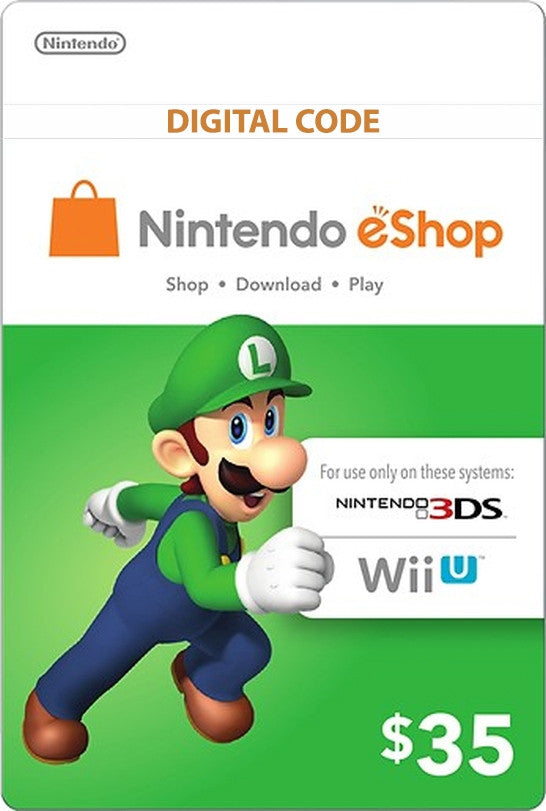 Nintendo eShop Card $35 - Digital Codes | CodePal.com