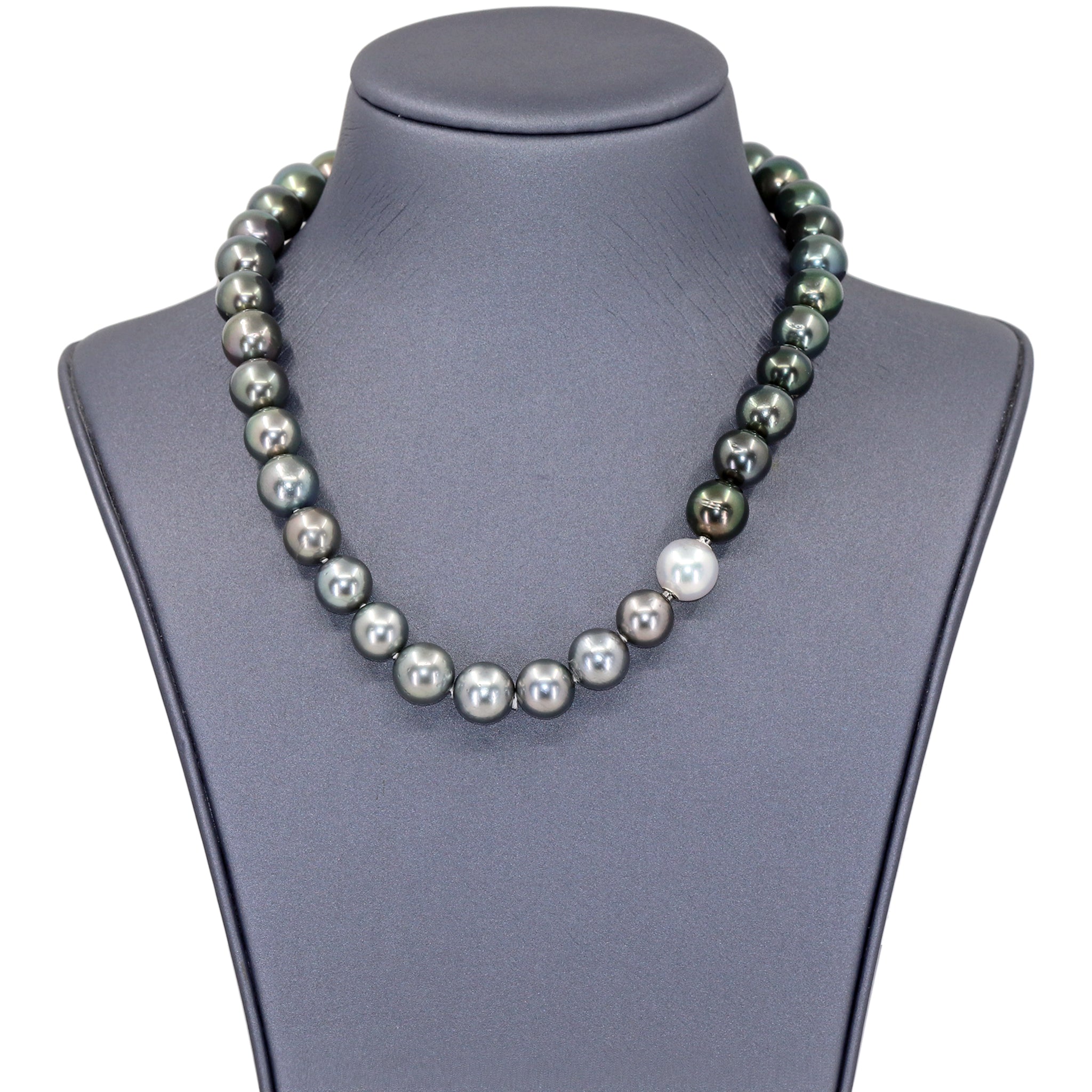 Atelier Zobel Ombr  Tahitian + South Sea Pearl Necklaces