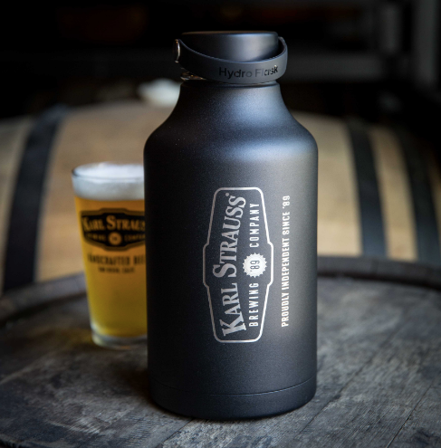 Show your dad you care with an awesome Hydro Flask stainless steel growler from Karl Strauss Brewing Company. This insulated growler holds 64oz and keeps beer fresh and cold. It’s perfect for any dad who loves a nice cold beer! 