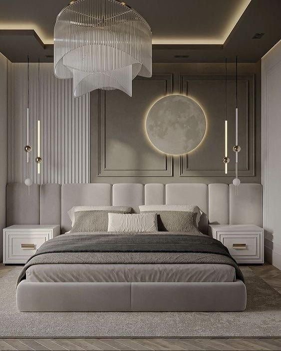 4. Minimalist Harmony in Sage and White - black, white and grey bedroom ideas