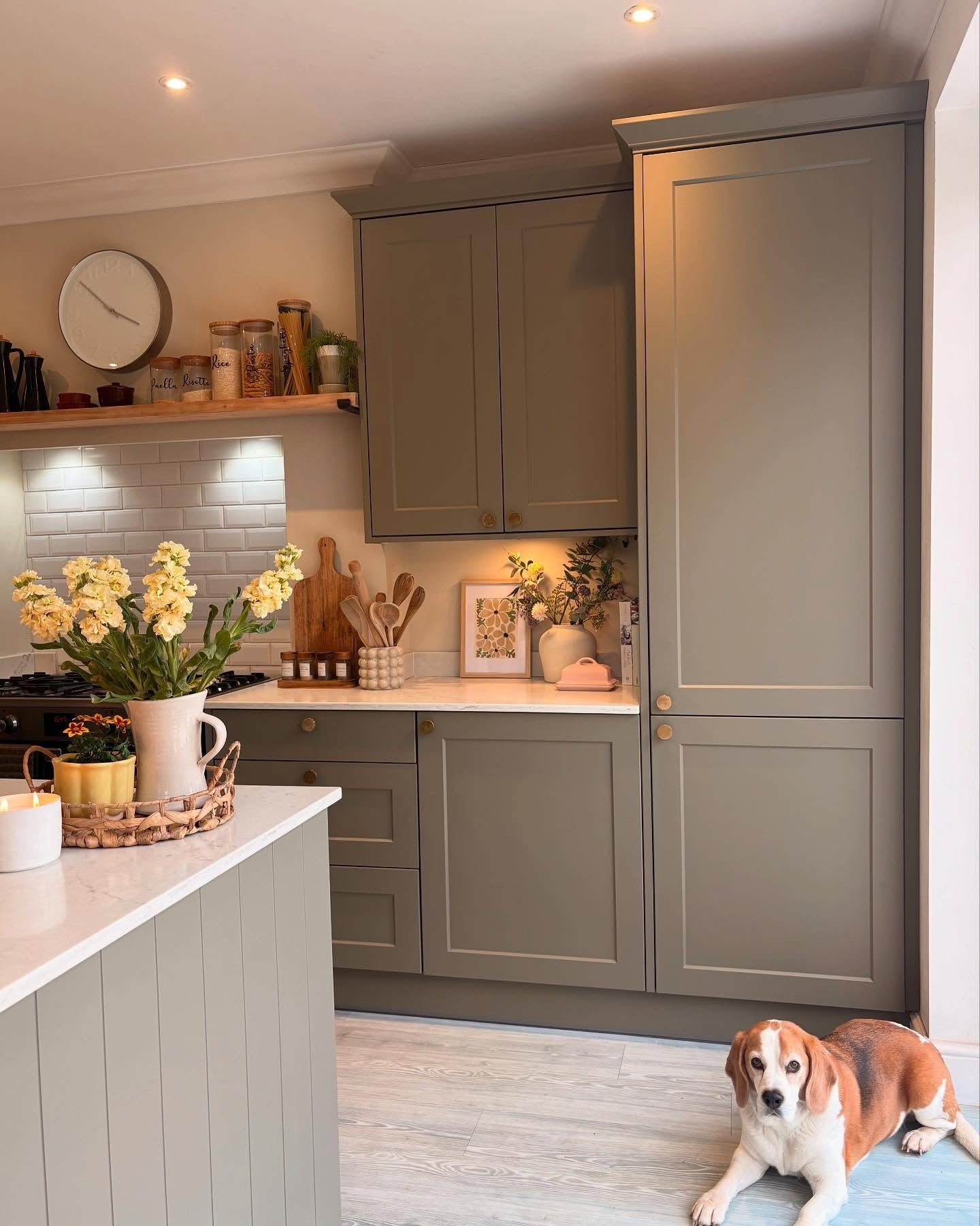 9. Cottage Simplicity in Muted Sage - timeless kitchen ideas