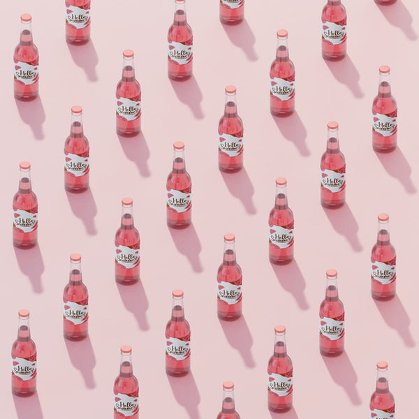 Free Isometric Fruit Soda Bottles With Pink Background Psd – DreamBundles